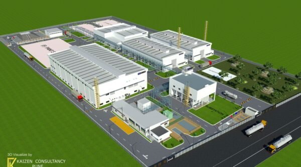 Client name - ENKEI Wheels, Area - 2,50,000 Sqft. Location - Sanaswadi JPG